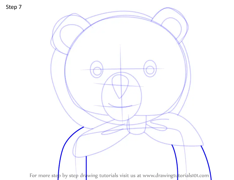 How to Draw Mrs. Tubby Bear from Noddy's Toyland Adventures (Noddy's ...