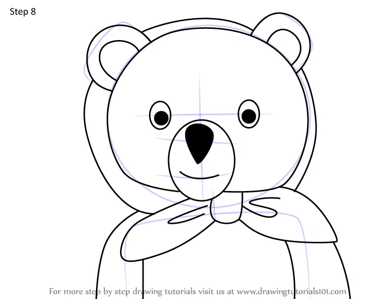 How to Draw Mrs. Tubby Bear from Noddy's Toyland Adventures (Noddy's ...