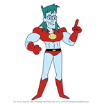 How to Draw Captain Planet from OK K.O.! Let's Be Heroes