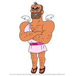 How to Draw Cupid from OK K.O.! Let's Be Heroes