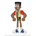 How to Draw Kwame from OK K.O.! Let's Be Heroes