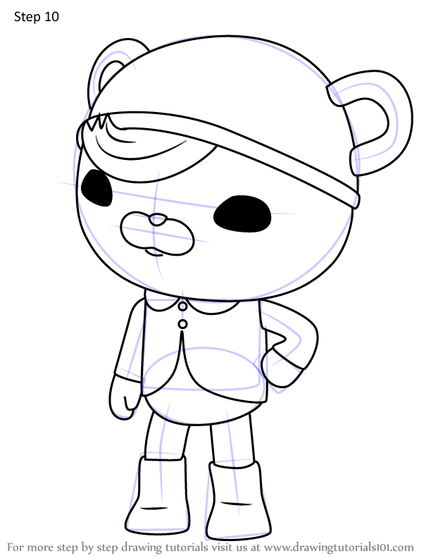 How to Draw Bianca from Octonauts (Octonauts) Step by Step ...