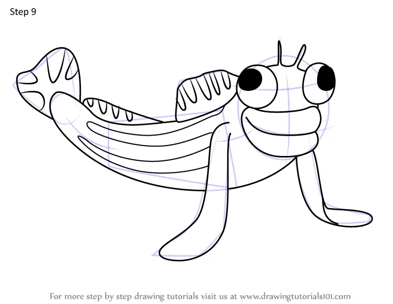 How to Draw Blenny from Octonauts (Octonauts) Step by Step ...