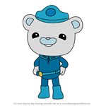 How to Draw Captain Barnacles from Octonauts