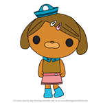 How to Draw Dashi from Octonauts