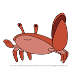 How to Draw Fiddler Crab from Octonauts