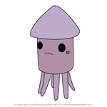 How to Draw Firefly Squid from Octonauts