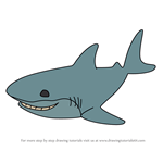 How to Draw Great White Shark from Octonauts