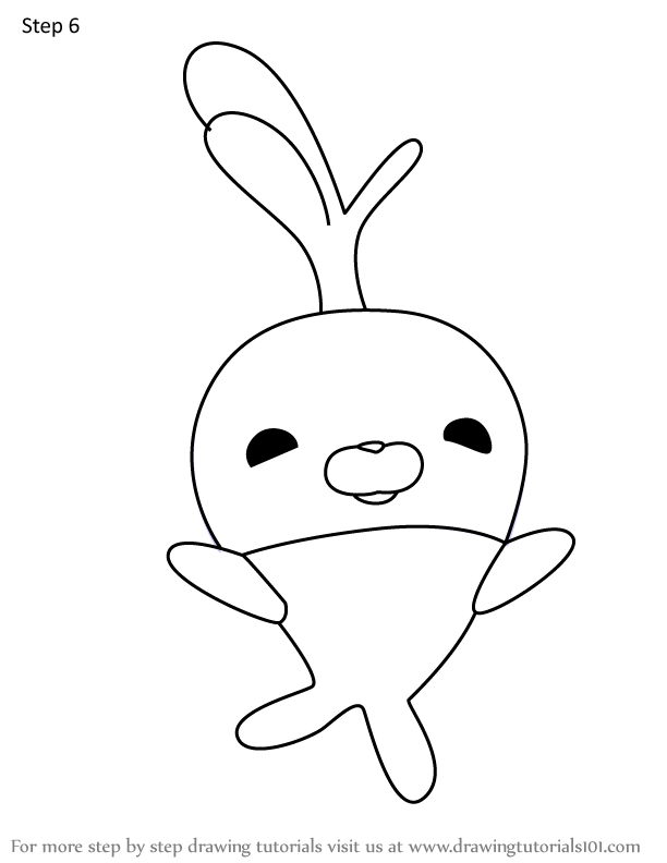 How to Draw Halibeet from Octonauts (Octonauts) Step by Step ...