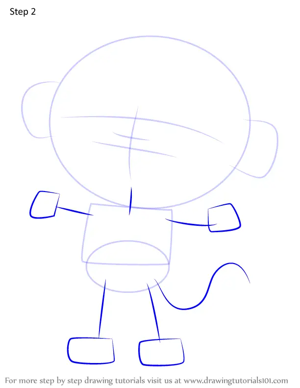 How to Draw Paani the Monkey from Octonauts (Octonauts) Step by Step ...