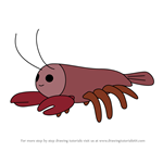 How to Draw Reef Lobsters from Octonauts