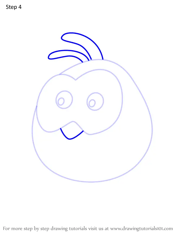 How to Draw Bird from Om Nom Stories (Om Nom Stories) Step by Step ...