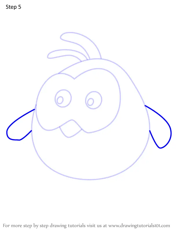 How to Draw Bird from Om Nom Stories (Om Nom Stories) Step by Step ...