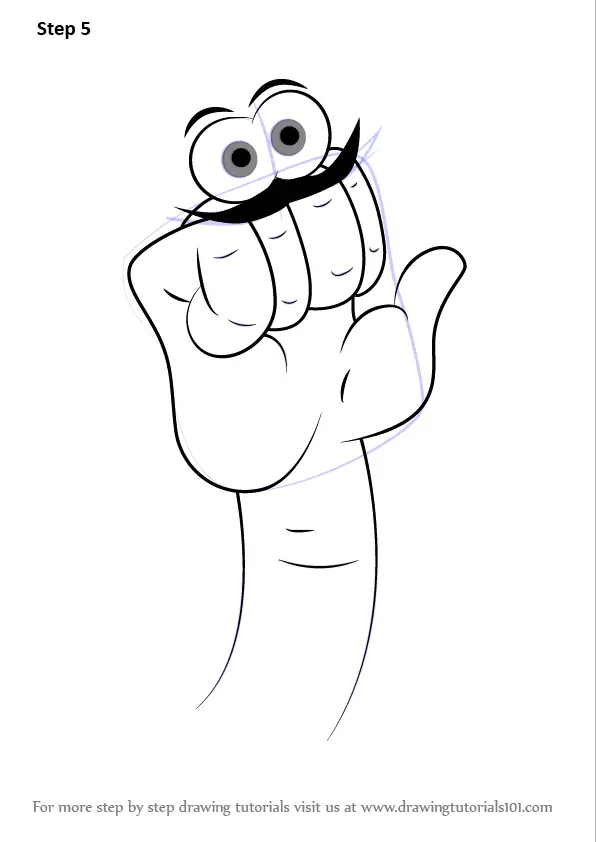 Learn How to Draw Grampu from Oobi (Oobi) Step by Step : Drawing Tutorials