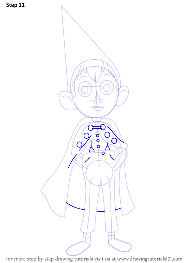 How To Draw Wirt From Over The Garden Wall (over The Garden Wall) Step 