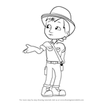 How to Draw Carlos from PAW Patrol