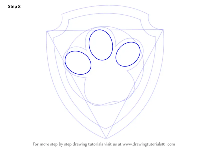 How to Draw Ryder Badge from PAW Patrol (PAW Patrol) Step by Step ...