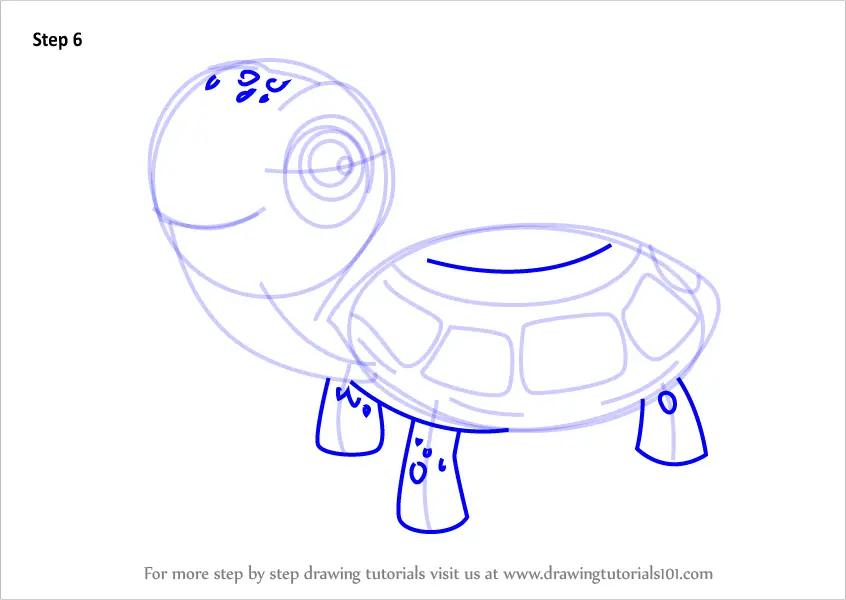 How to Draw The Turtles from PAW Patrol (PAW Patrol) Step by Step ...