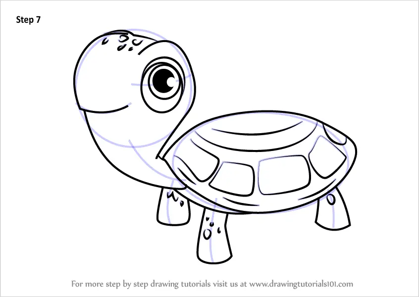 How to Draw The Turtles from PAW Patrol (PAW Patrol) Step by Step ...