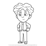How to Draw Cameron from PJ Masks