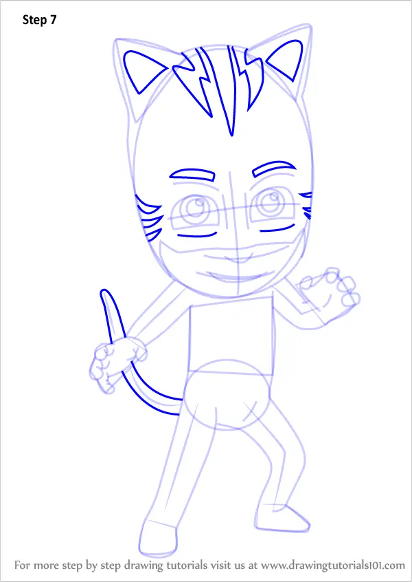 How to Draw Catboy PJ Masks