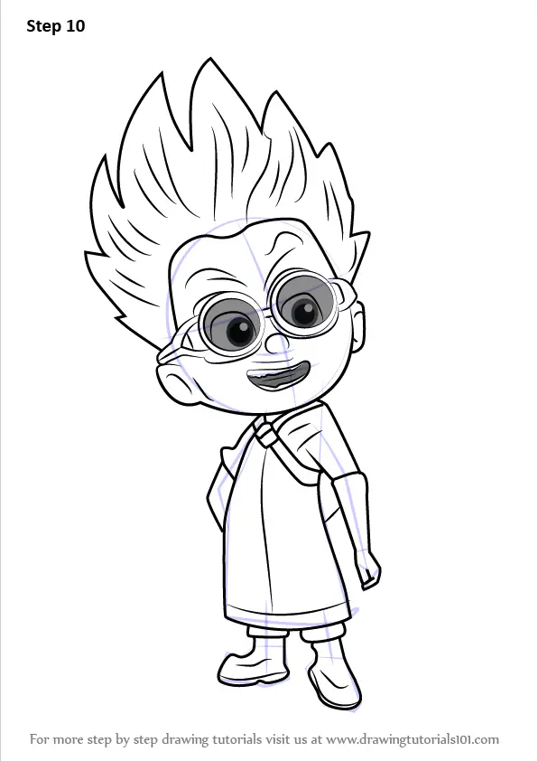 Learn How to Draw Romeo from PJ Masks (PJ Masks) Step by Step : Drawing