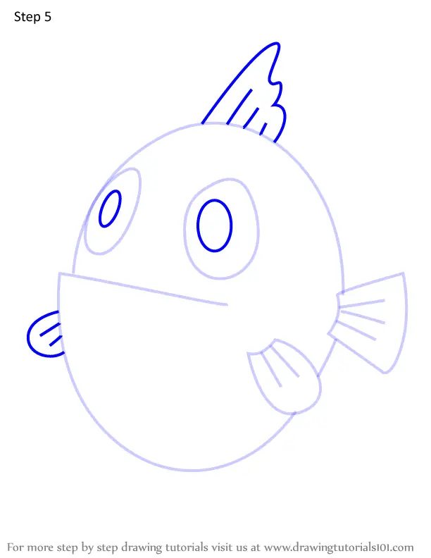 How to Draw Fish Jr. from Peep and the Big Wide World (Peep and the Big ...