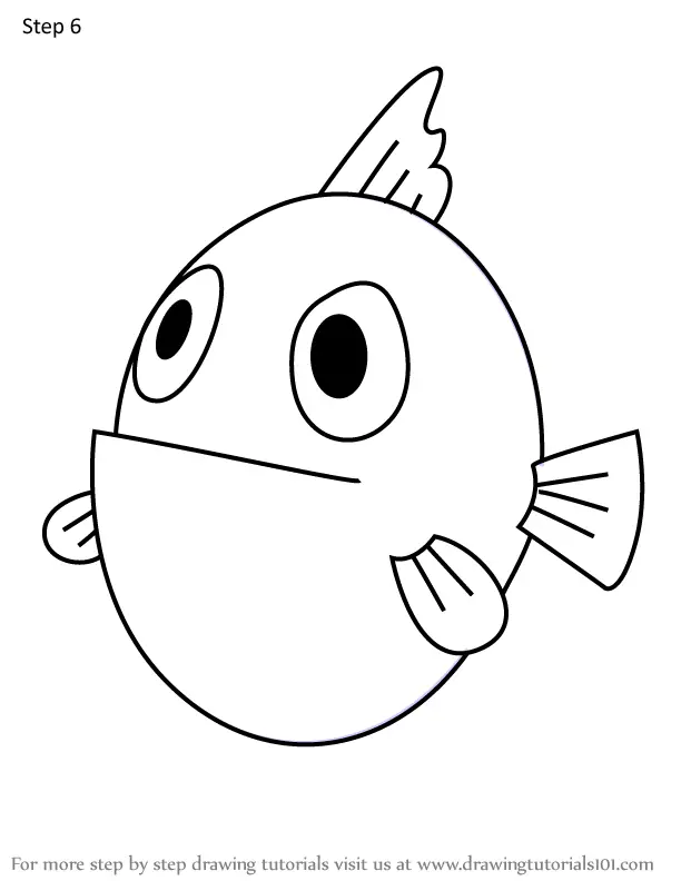 How to Draw Fish Jr. from Peep and the Big Wide World (Peep and the Big ...