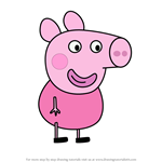 How to Draw Alexander Pig from Peppa Pig