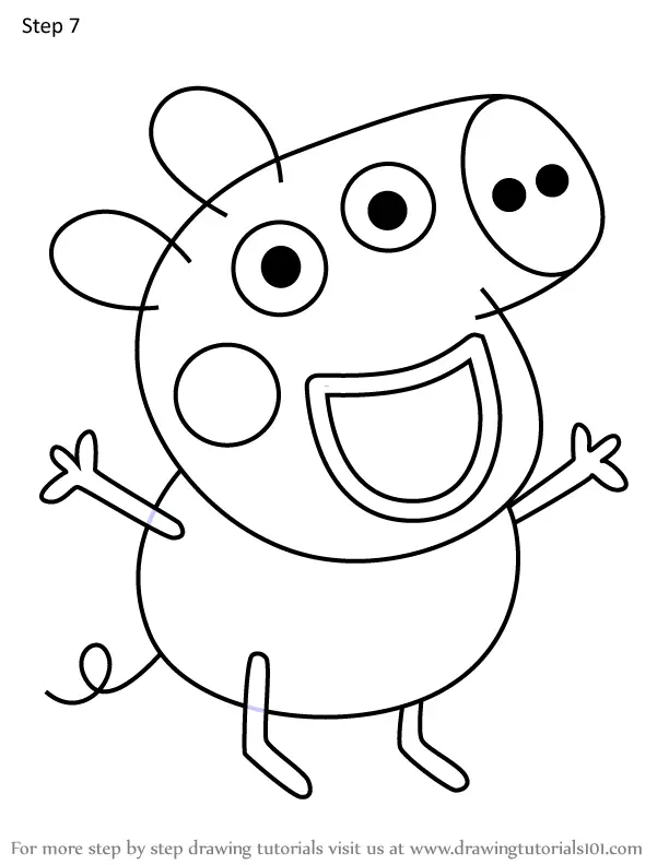 How to Draw Baby Alexander from Peppa Pig (Peppa Pig) Step by Step ...