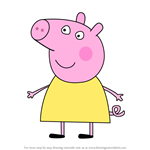 How to Draw Chloé Pig from Peppa Pig