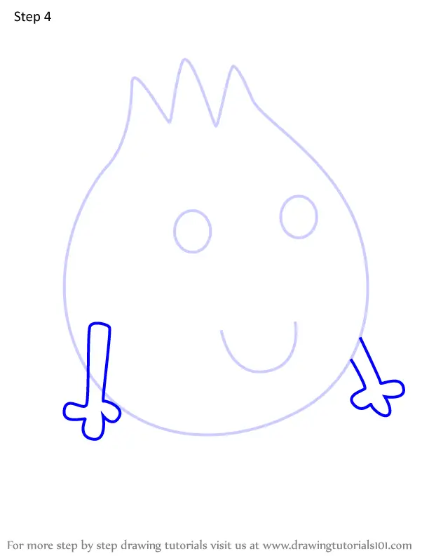 How to Draw Funny Onion from Peppa Pig (Peppa Pig) Step by Step ...