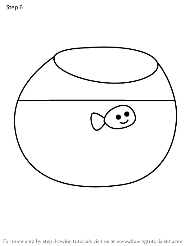 How to Draw Goldie the Fish from Peppa Pig (Peppa Pig) Step by Step