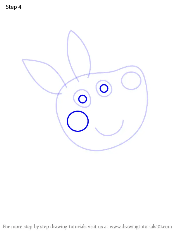 How to Draw Joey Kangaroo from Peppa Pig (Peppa Pig) Step by Step ...