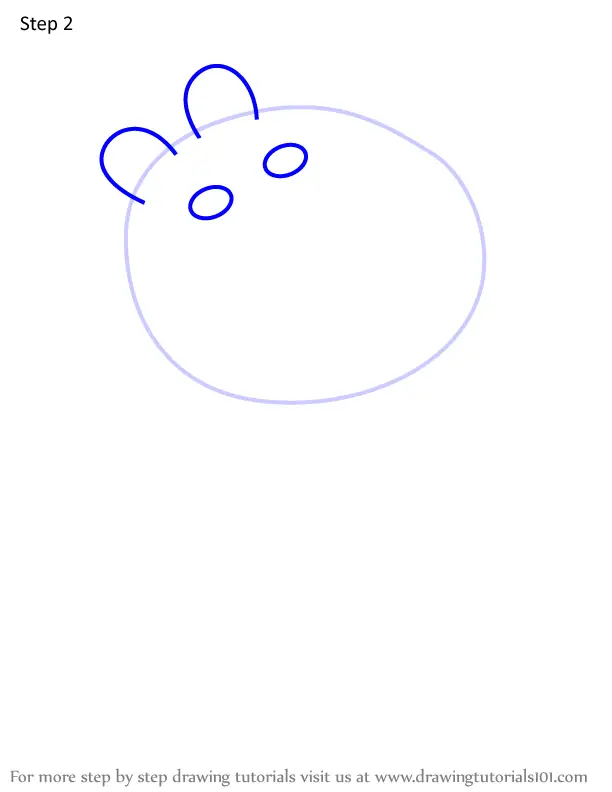 How to Draw Miss Hamster from Peppa Pig (Peppa Pig) Step by Step ...