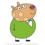 How to Draw Mr. Pony from Peppa Pig