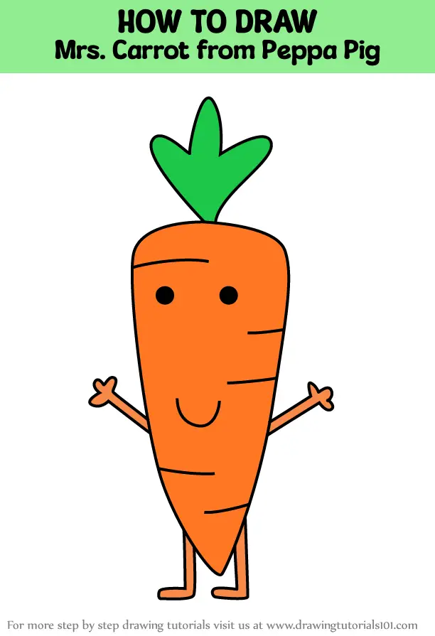 Carrot Simple Drawing Free Stock Photo - Public Domain Pictures