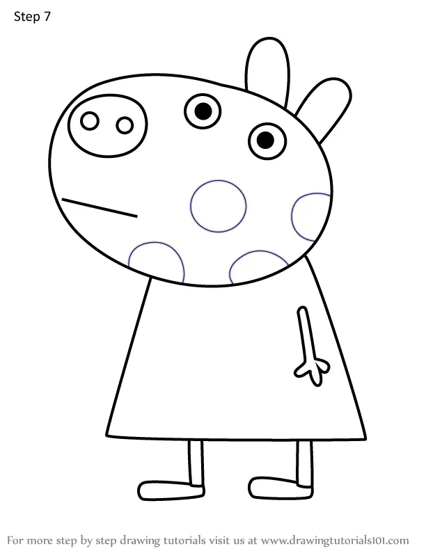 How To Draw Penny Pony From Peppa Pig (peppa Pig) Step By Step 