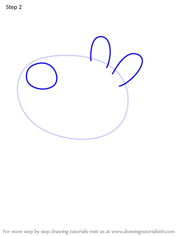 How to Draw Perry Pony from Peppa Pig (Peppa Pig) Step by Step ...