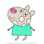 How to Draw Priscilla Pony from Peppa Pig