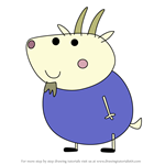 How to Draw Signor Goat from Peppa Pig