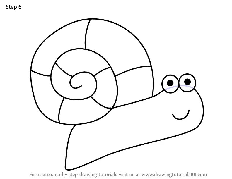 How to Draw Snail from Peppa Pig (Peppa Pig) Step by Step ...