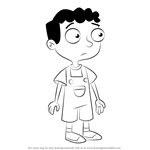 How to Draw Baljeet Tjinder from Phineas and Ferb