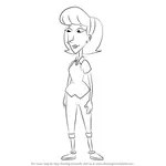 How to Draw Linda Flynn-Fletcher from Phineas and Ferb
