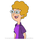 How to Draw Mrs. Johnson from Phineas and Ferb