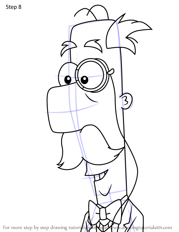 How To Draw Reginald Fletcher From Phineas And Ferb Phineas And Ferb Step By Step 6447