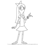How to Draw Stacy Hirano from Phineas and Ferb