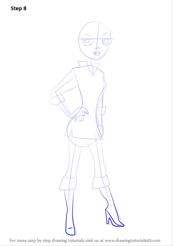 How to Draw Vanessa Doofenshmirtz from Phineas and Ferb (Phineas and ...