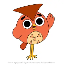 How to Draw Professor Hoot from Pikwik Pack