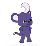 How to Draw Billi from Pinkfong